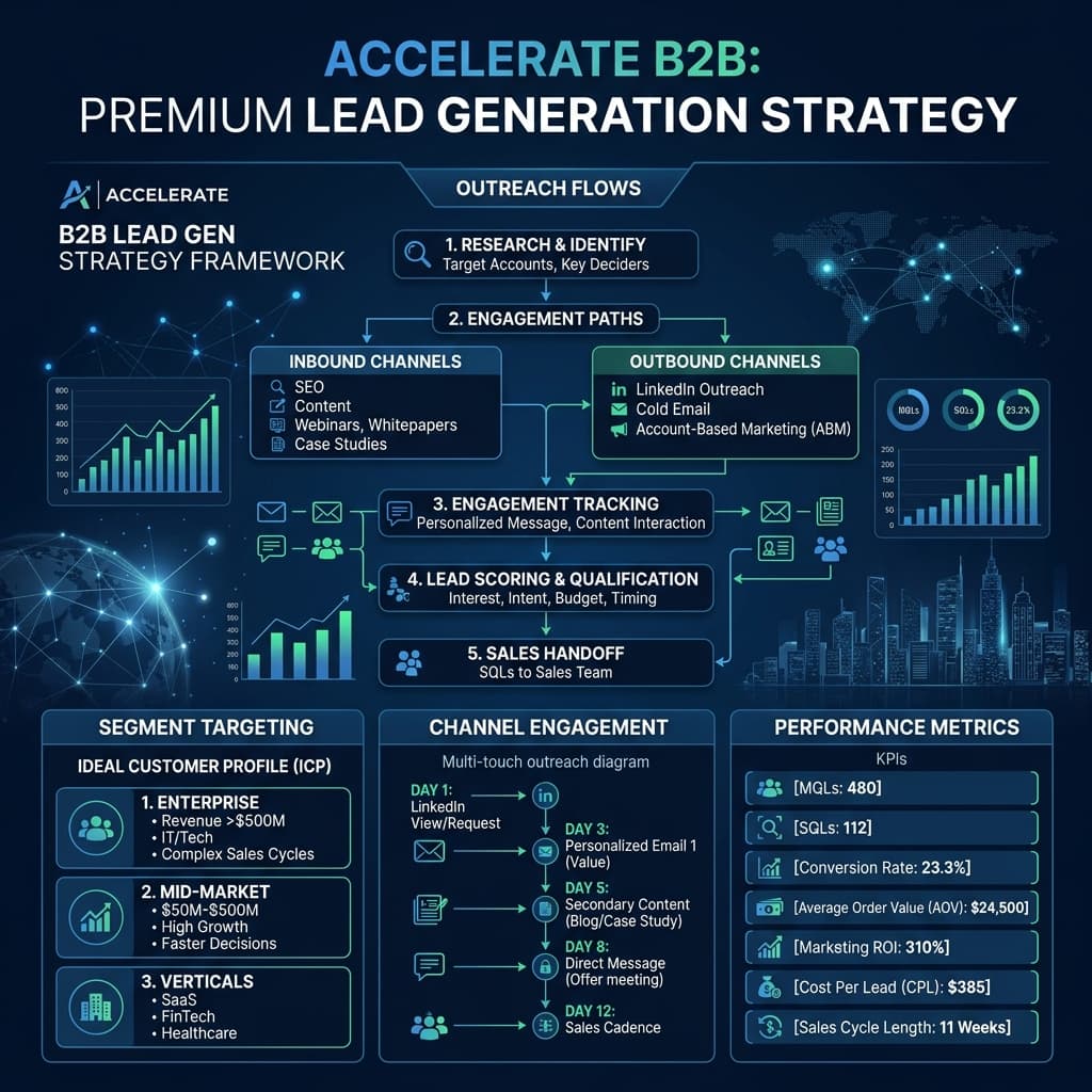 I will create a B2B lead generation plan for your outreach