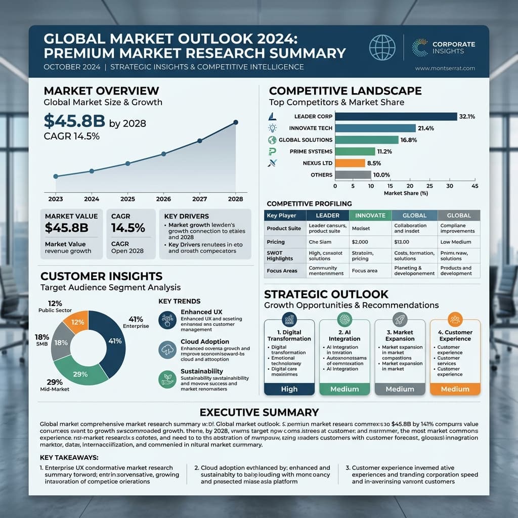 I will create a structured market research summary