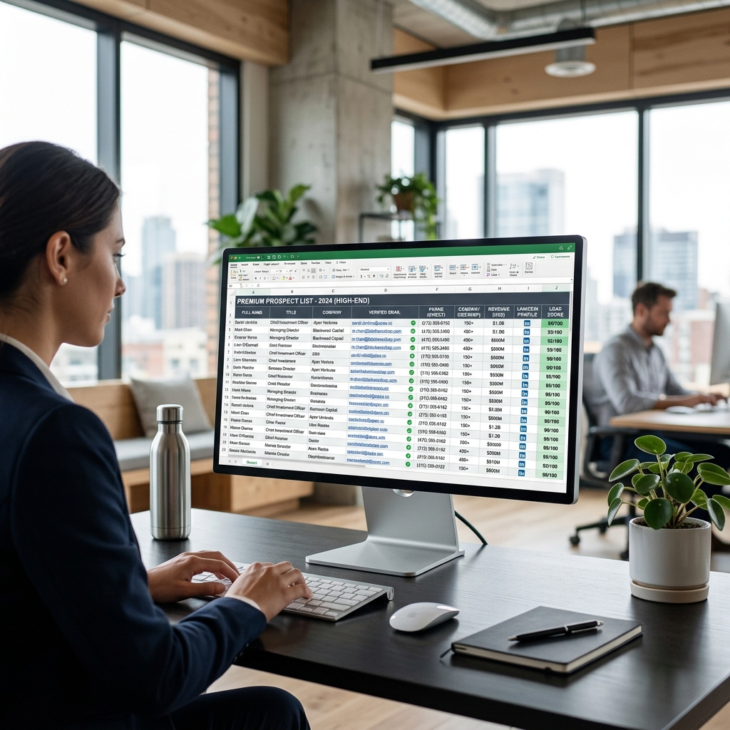 I will research leads and build a prospect list